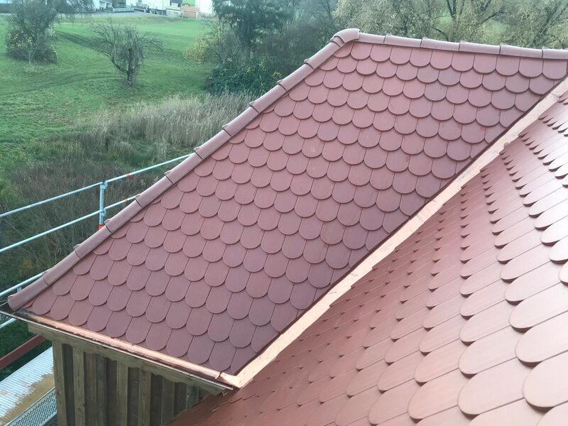 Dachsanierung mit Biberschwanzziegeln